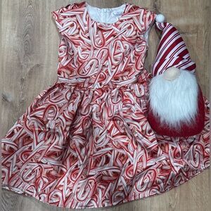 Halabaloo Candycane Dress Sz7